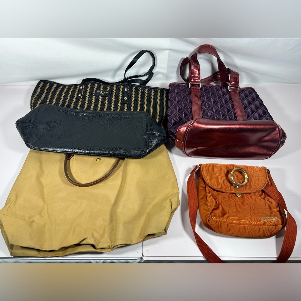 Mixed Designer Brand Rehab Lot: Longchamp, Moschino, Cole Haan, Marc Jacobs